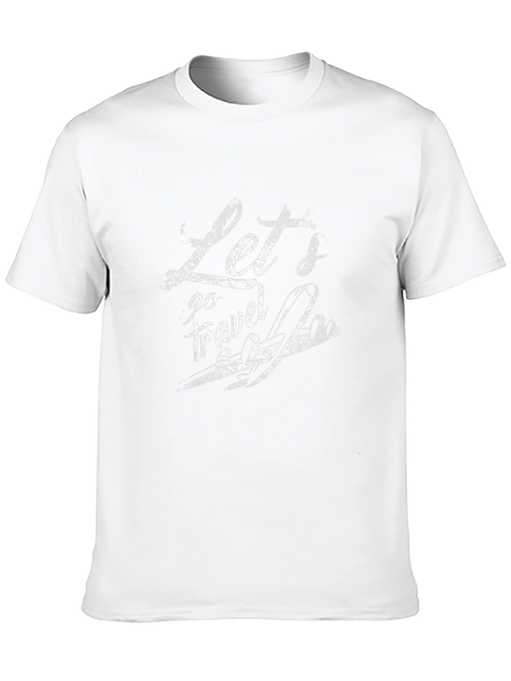 Lets Go Travel Graphic Tee - Black