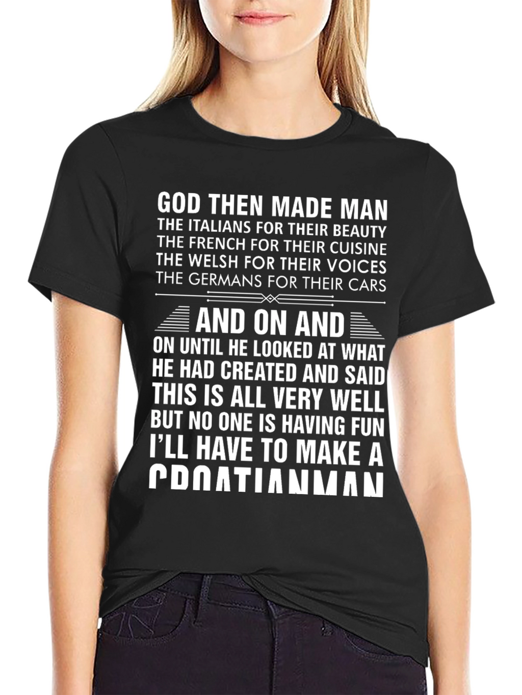 Funny Croatian Man T-Shirt