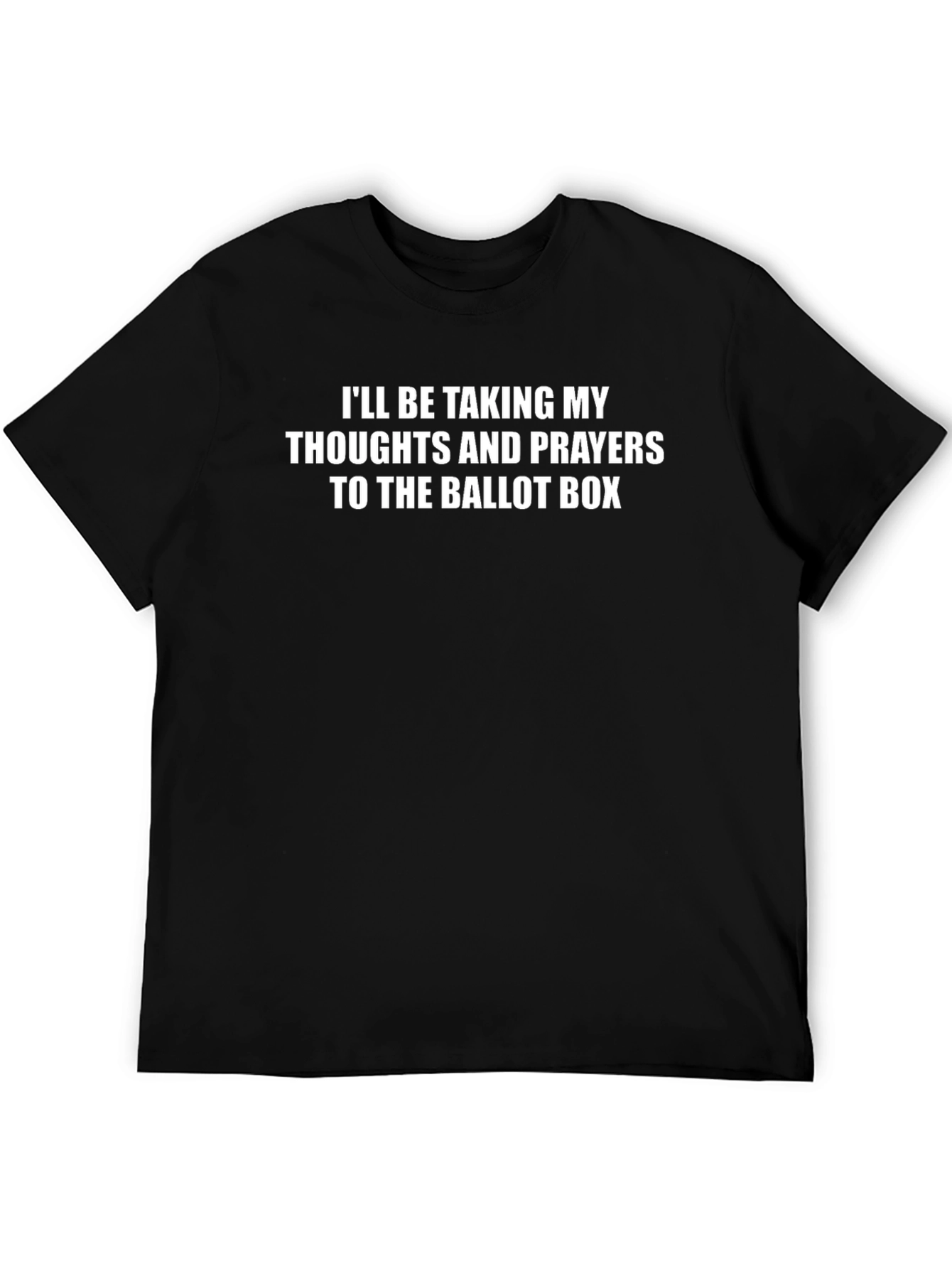 Thoughts Prayers Ballot Box Graphic Tee