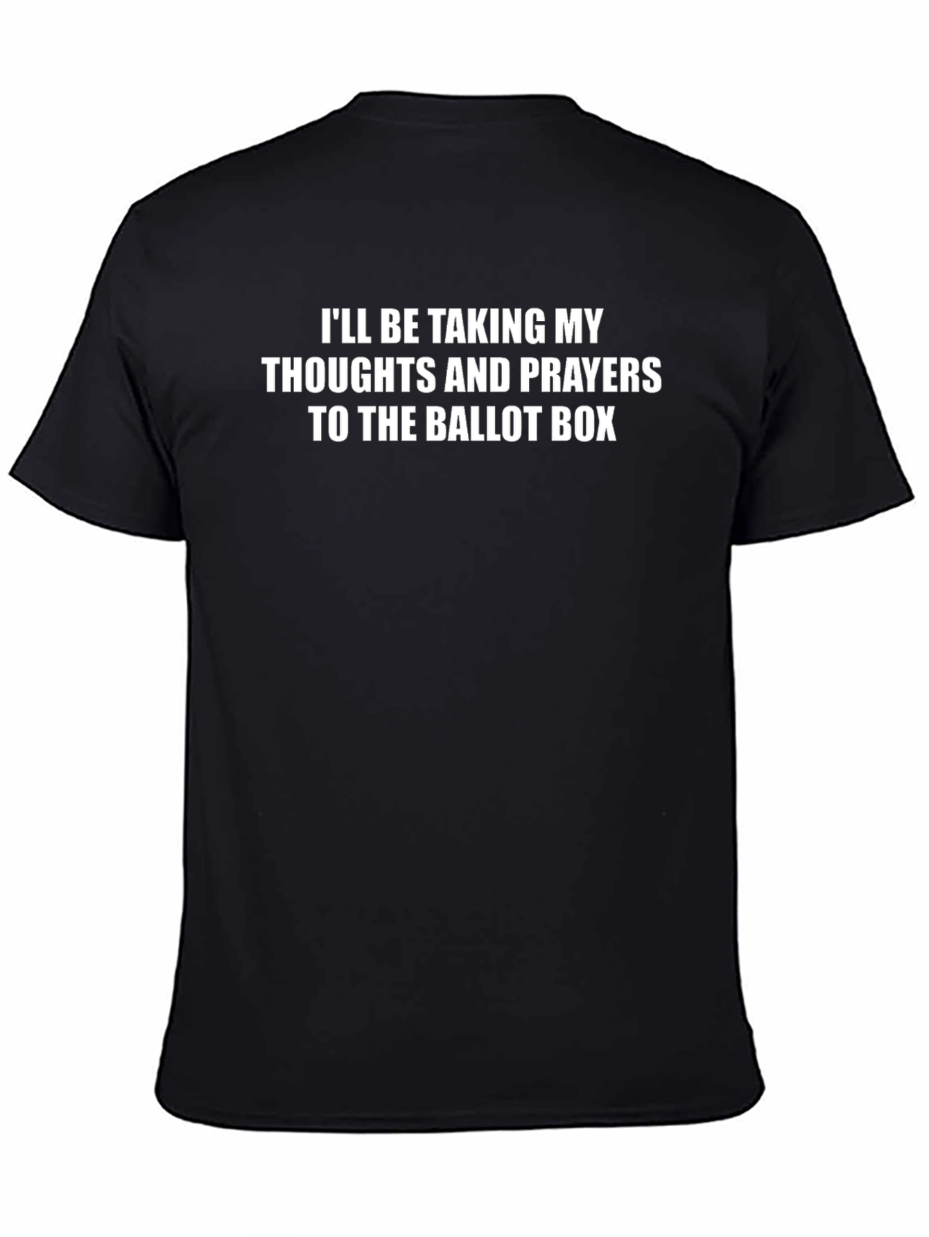 Thoughts Prayers Ballot Box Graphic Tee