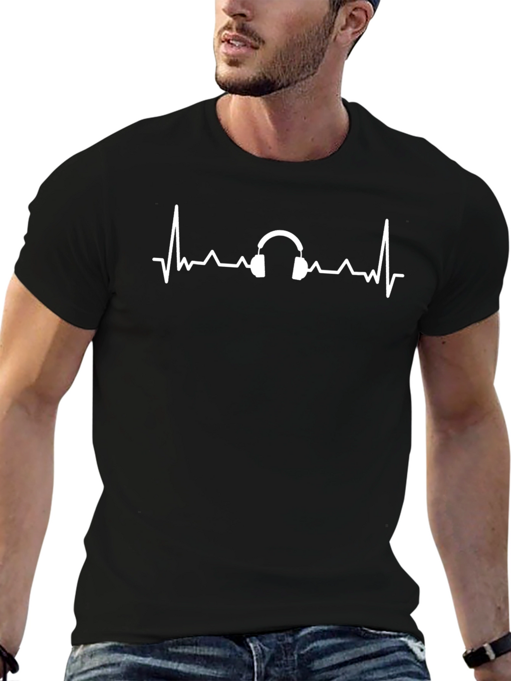 Music Heartbeat Graphic T-Shirt