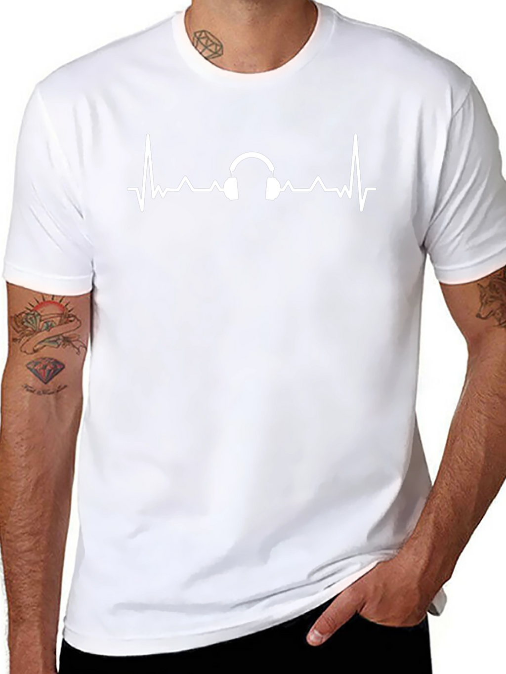 Music Heartbeat Graphic T-Shirt