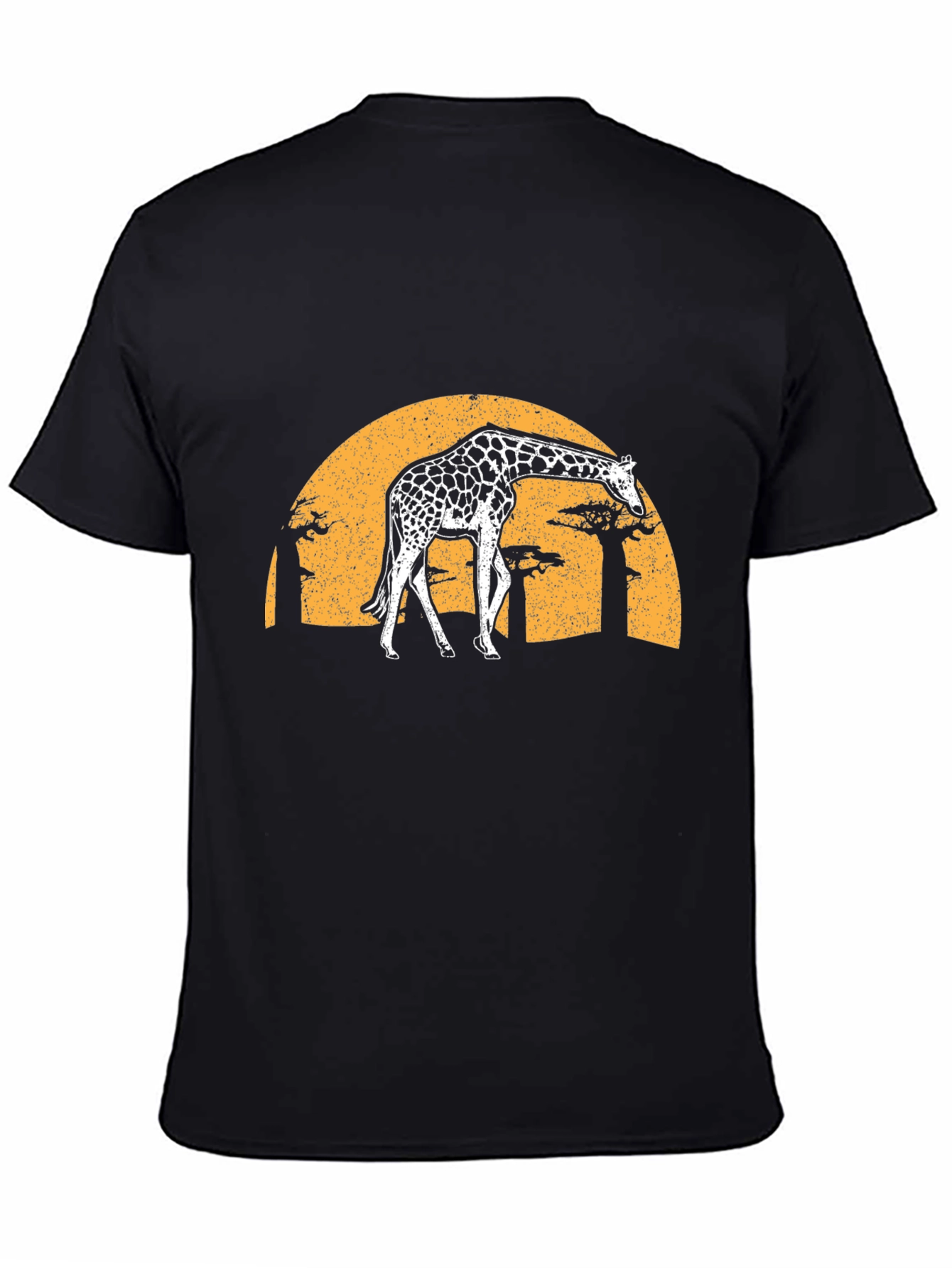 Giraffe Sunset Graphic Tee