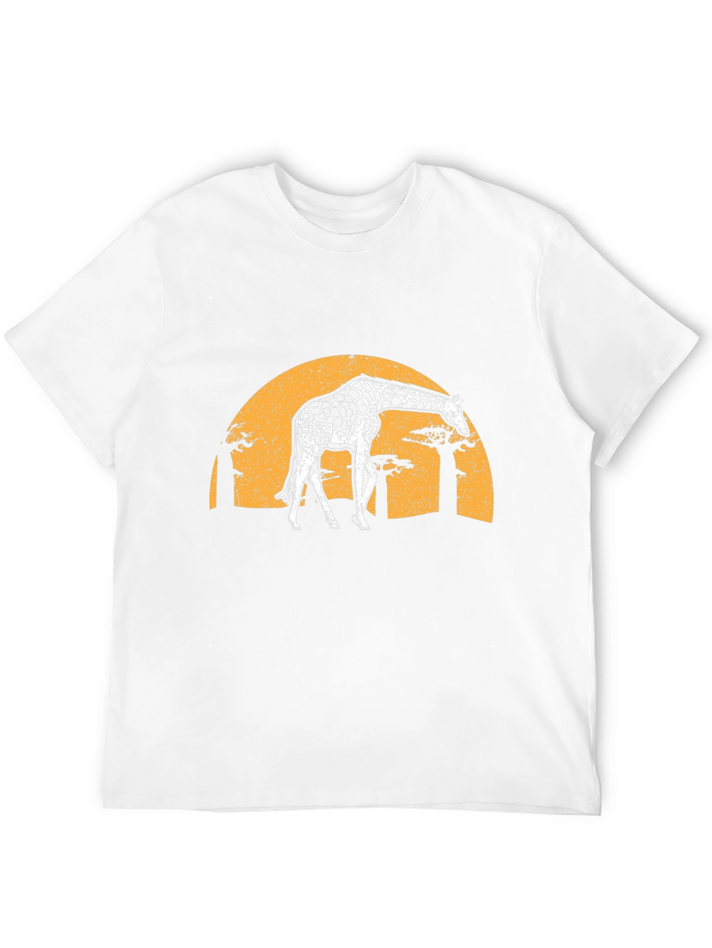 Giraffe Sunset Graphic Tee