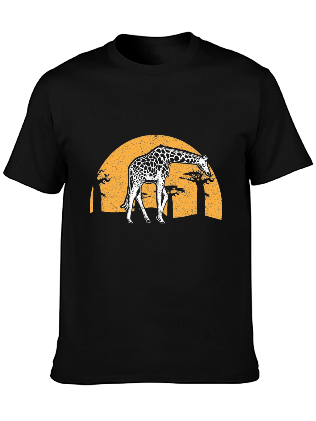 Giraffe Sunset Graphic Tee