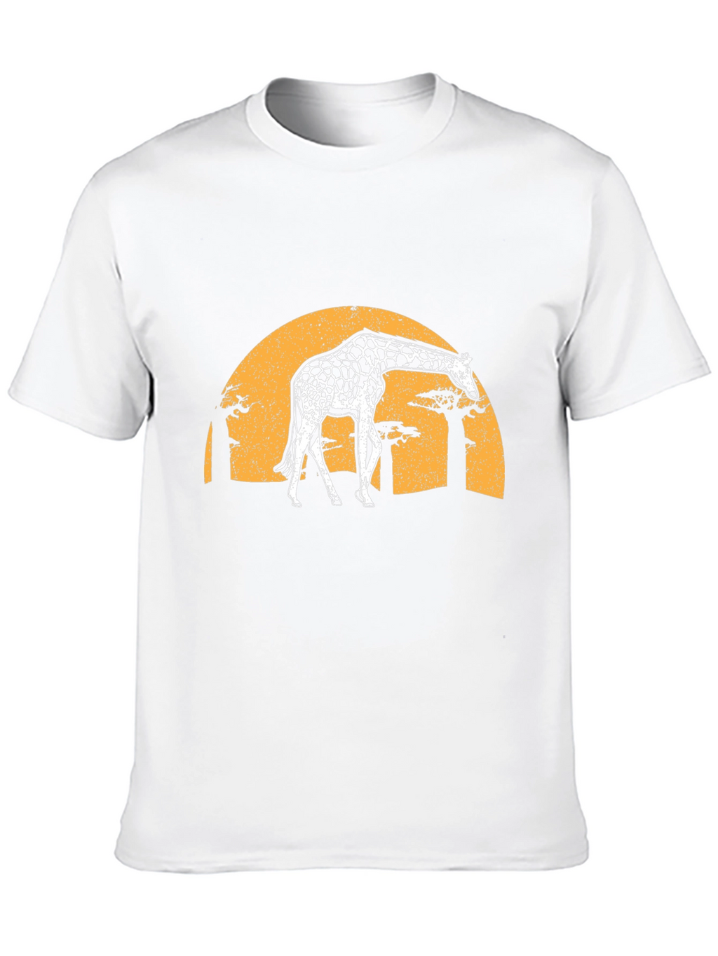 Giraffe Sunset Graphic Tee