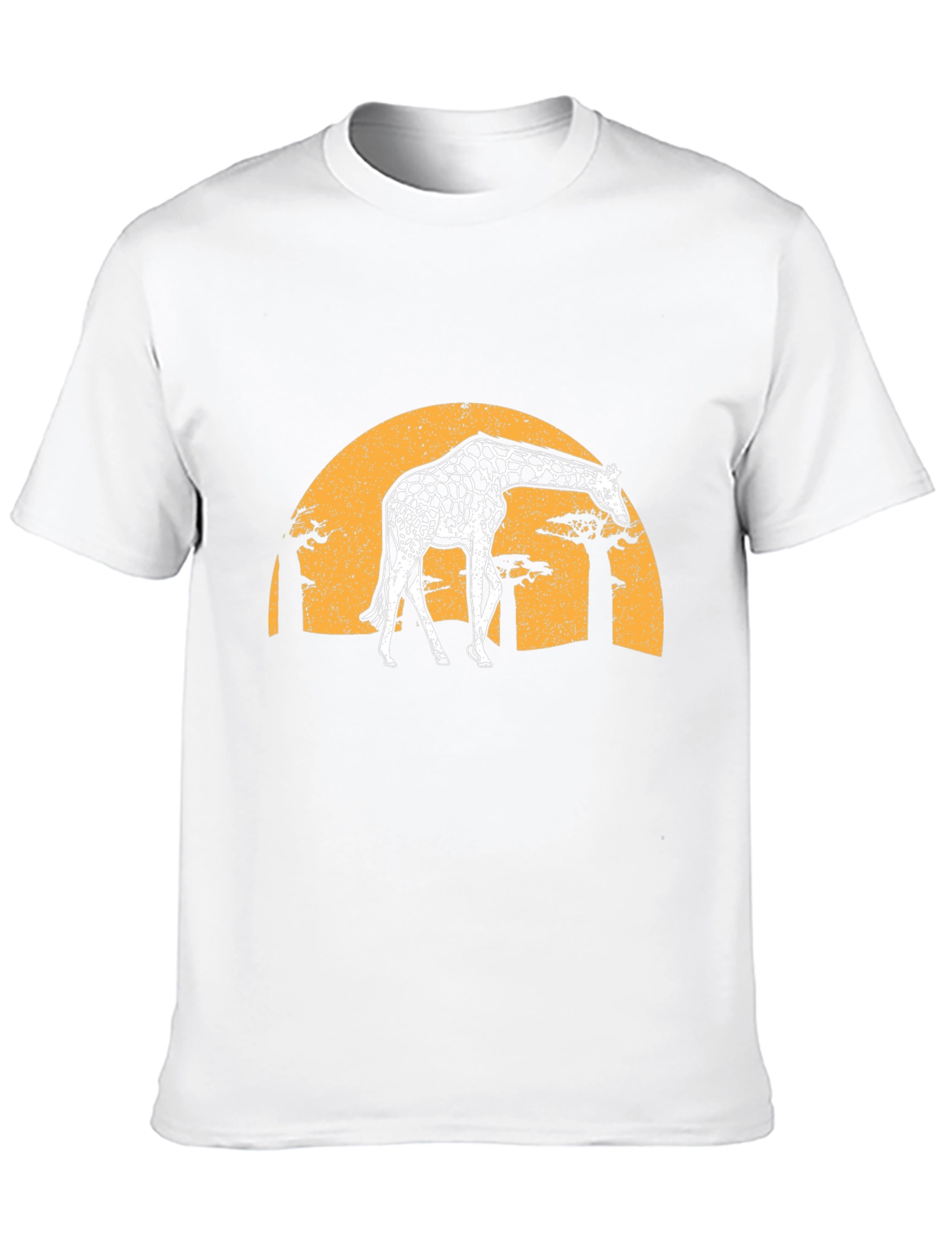 Giraffe Sunset Graphic Tee