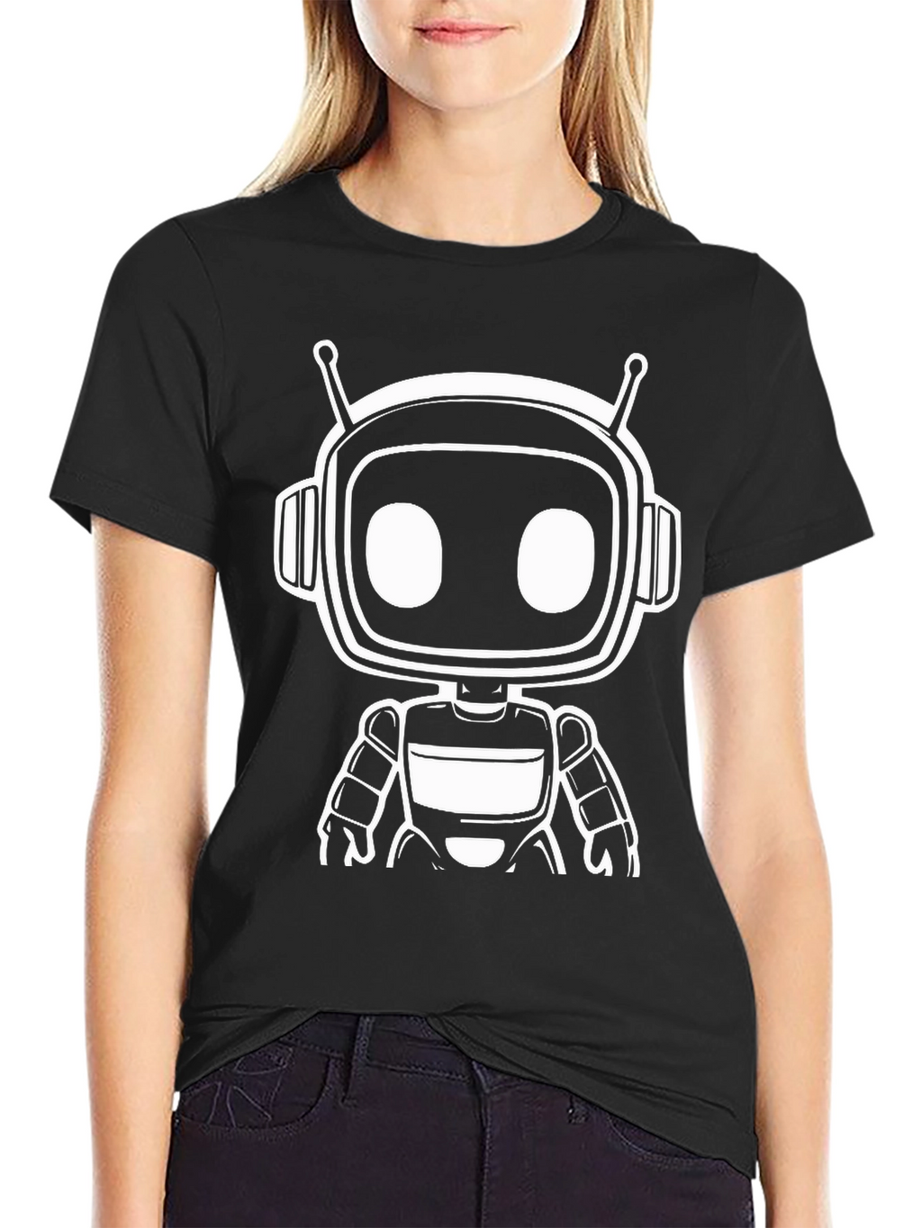 Robot Graphic Tee - Cool Sci-Fi Shirt