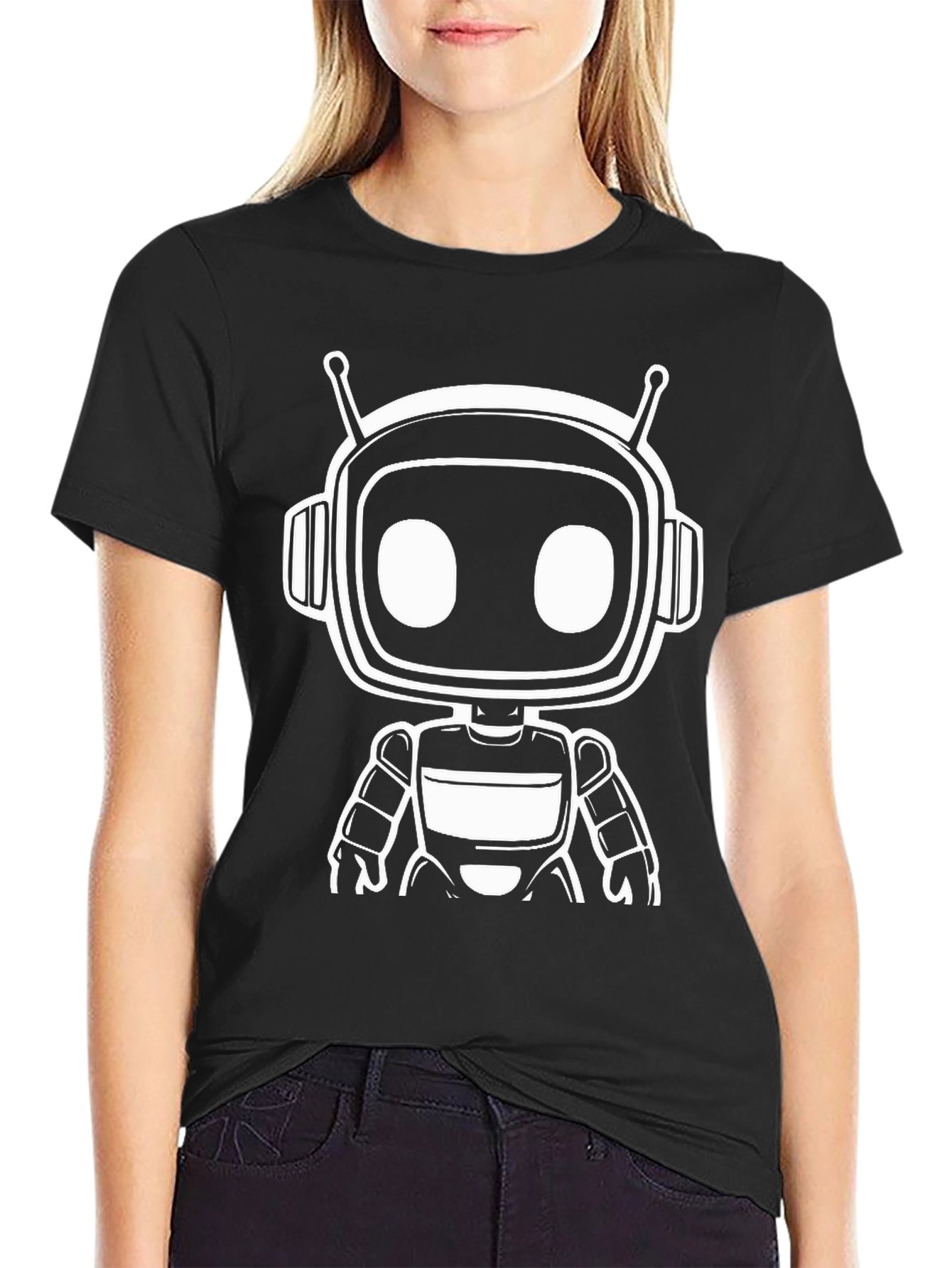 Robot Graphic Tee - Cool Sci-Fi Shirt