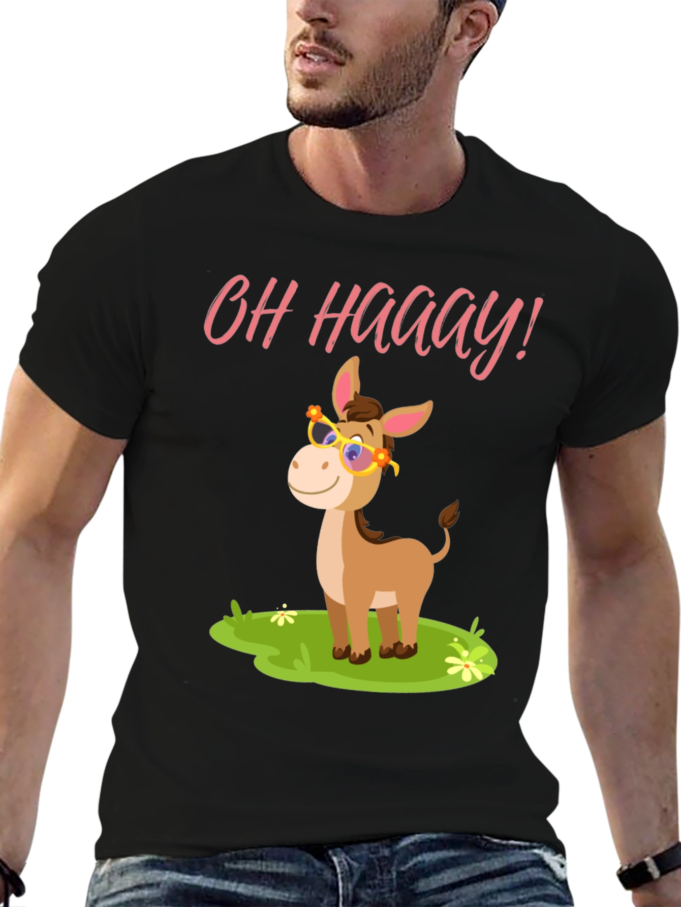Funny Donkey T-Shirt - Oh Haaay!