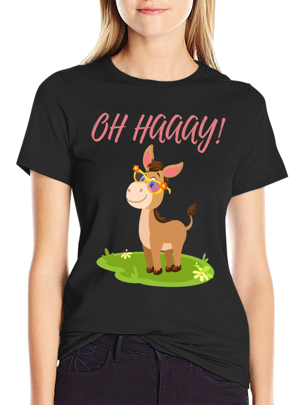 Funny Donkey T-Shirt - Oh Haaay!