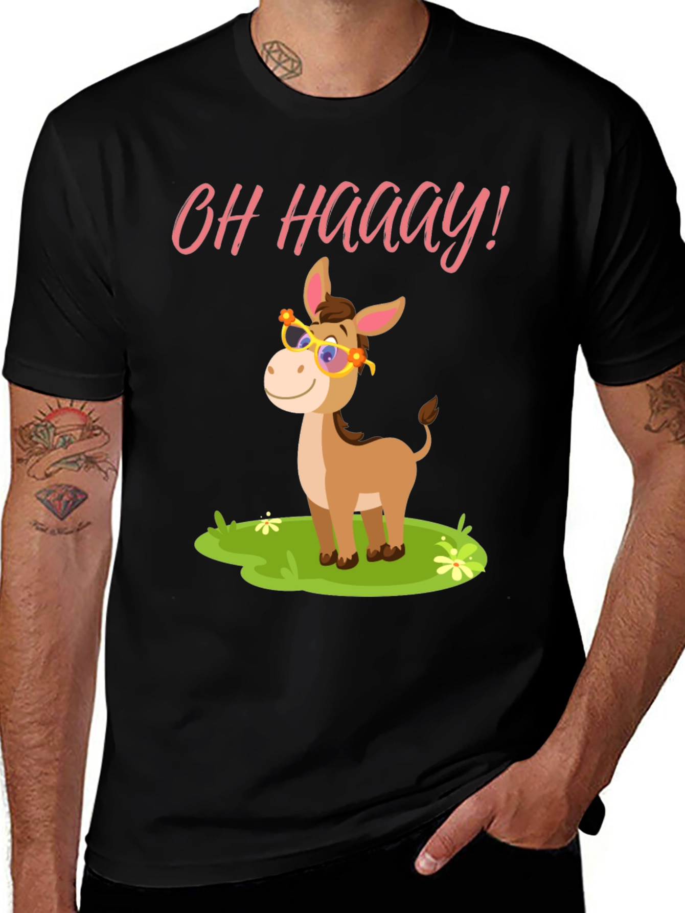 Funny Donkey T-Shirt - Oh Haaay!