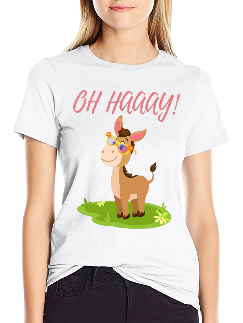 Funny Donkey T-Shirt - Oh Haaay!