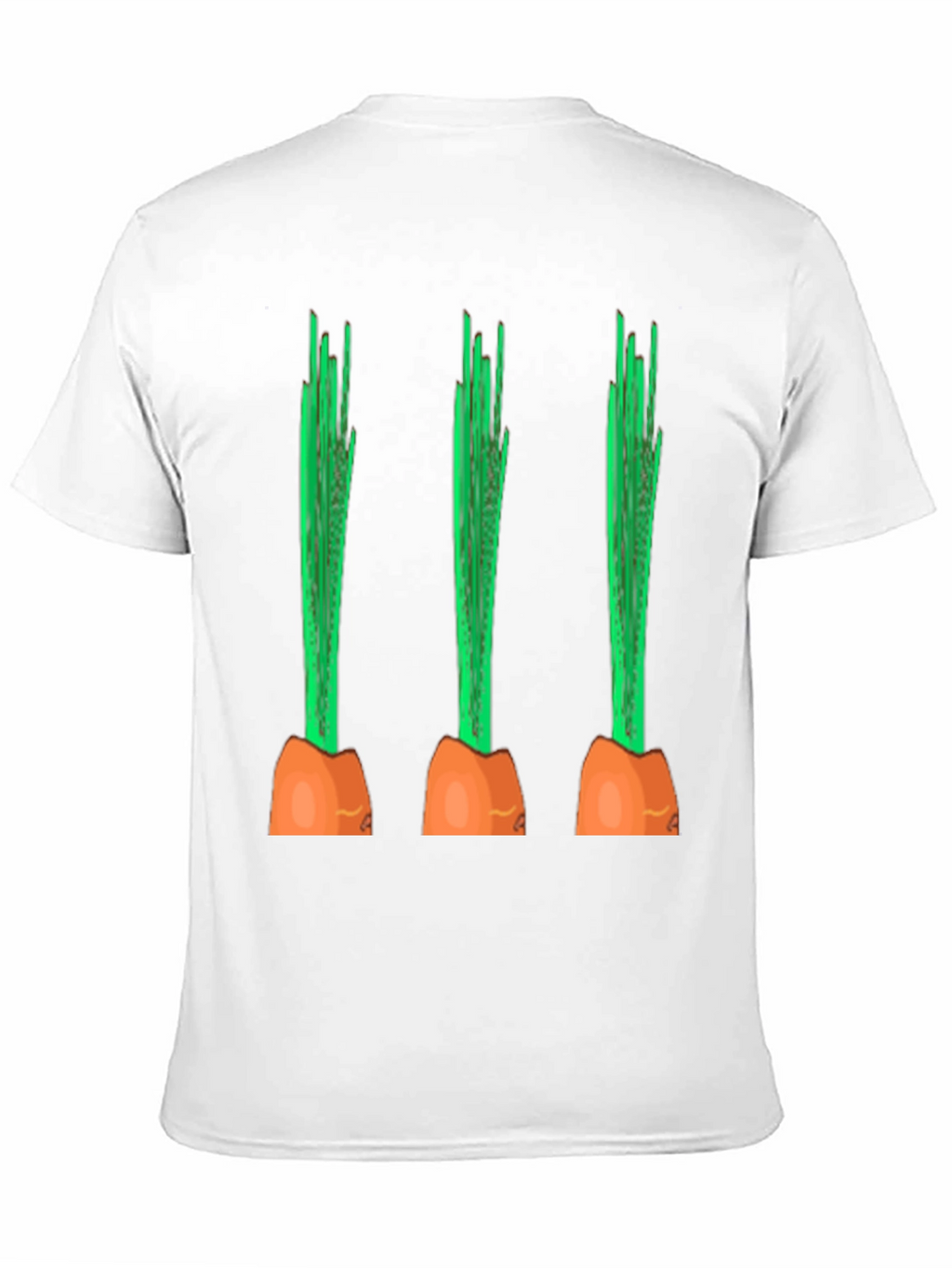 Funny Carrot Graphic Tee - Black Cotton Casual Shirt
