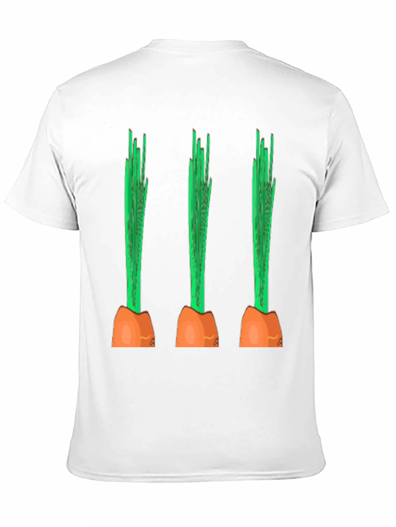 Funny Carrot Graphic Tee - Black Cotton Casual Shirt