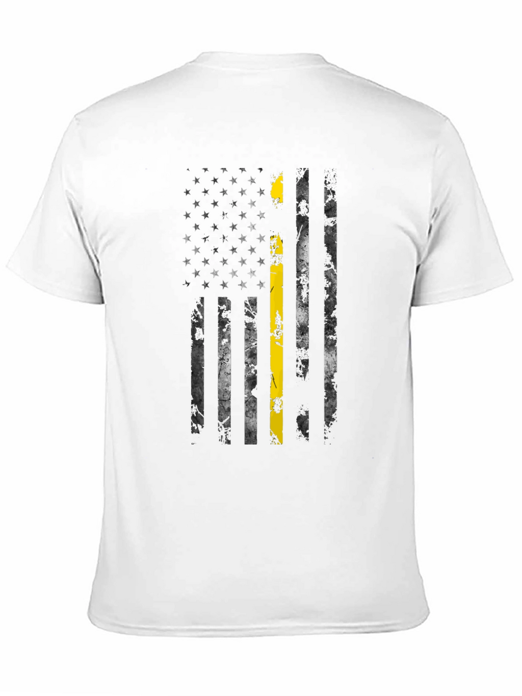 Thin Yellow Line American Flag T-Shirt