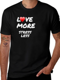 Love More Stress Less Graphic Tee