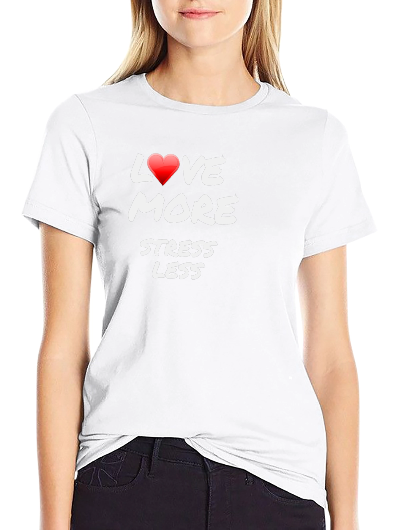 Love More Stress Less Graphic Tee