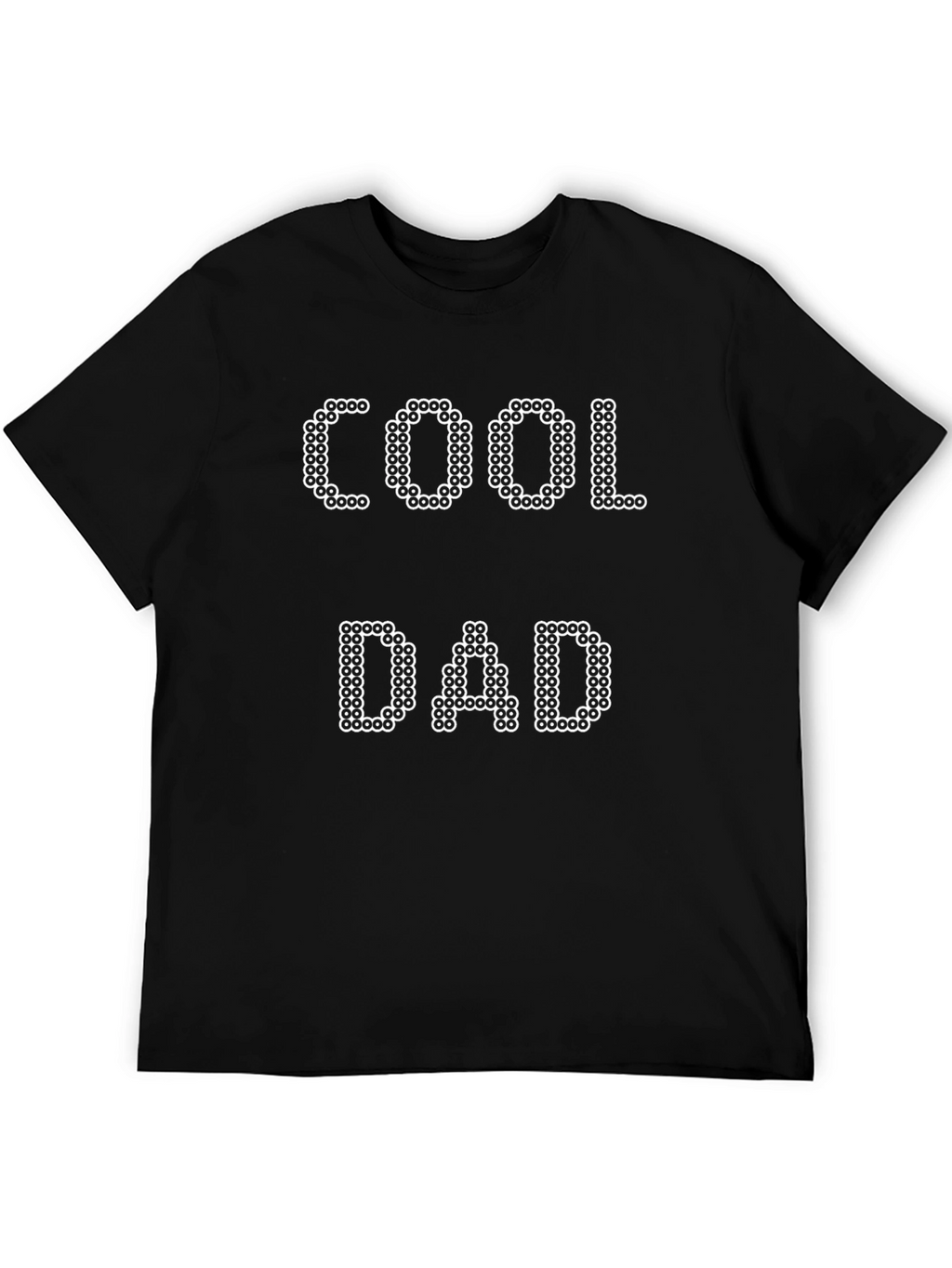Cool Dad Graphic Tee - Unique Dot Design