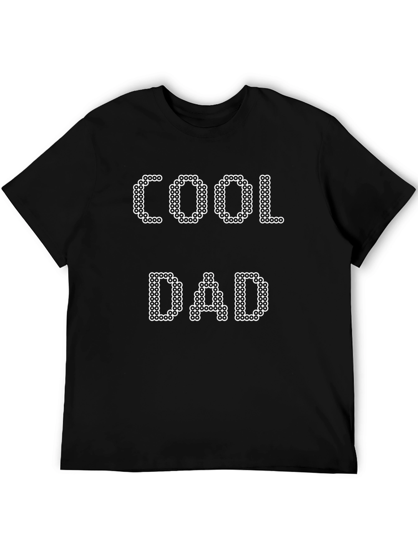 Cool Dad Graphic Tee - Unique Dot Design