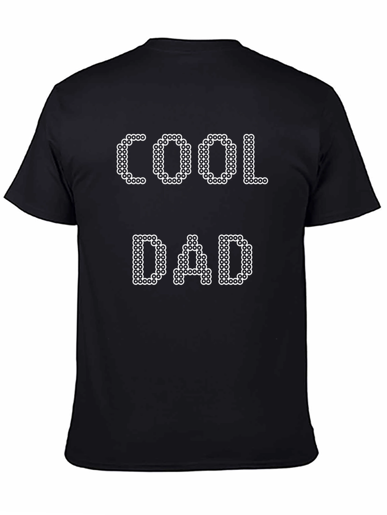 Cool Dad Graphic Tee - Unique Dot Design