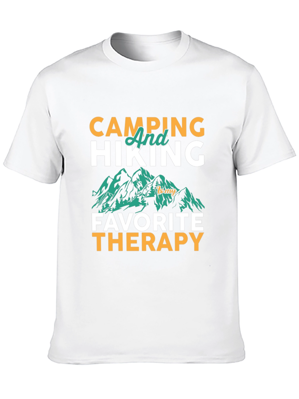 Camping & Hiking Therapy Graphic Tee