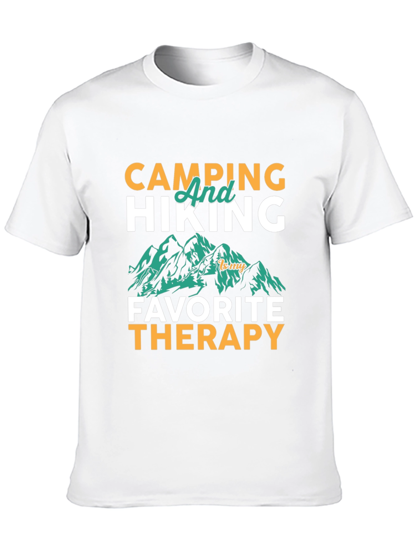 Camping & Hiking Therapy Graphic Tee