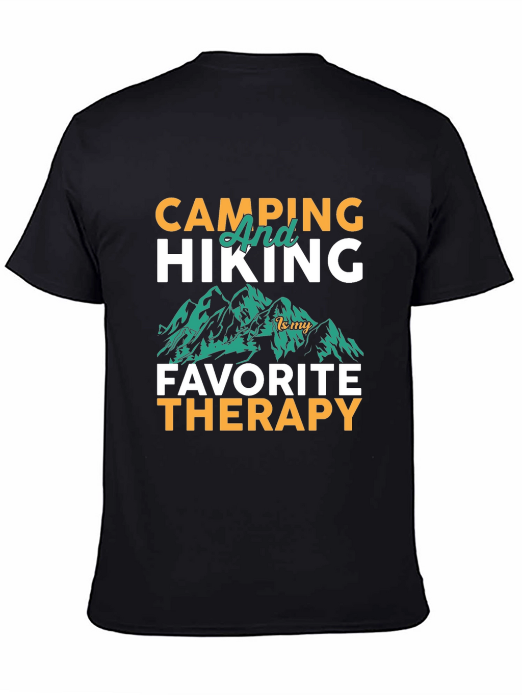 Camping & Hiking Therapy Graphic Tee