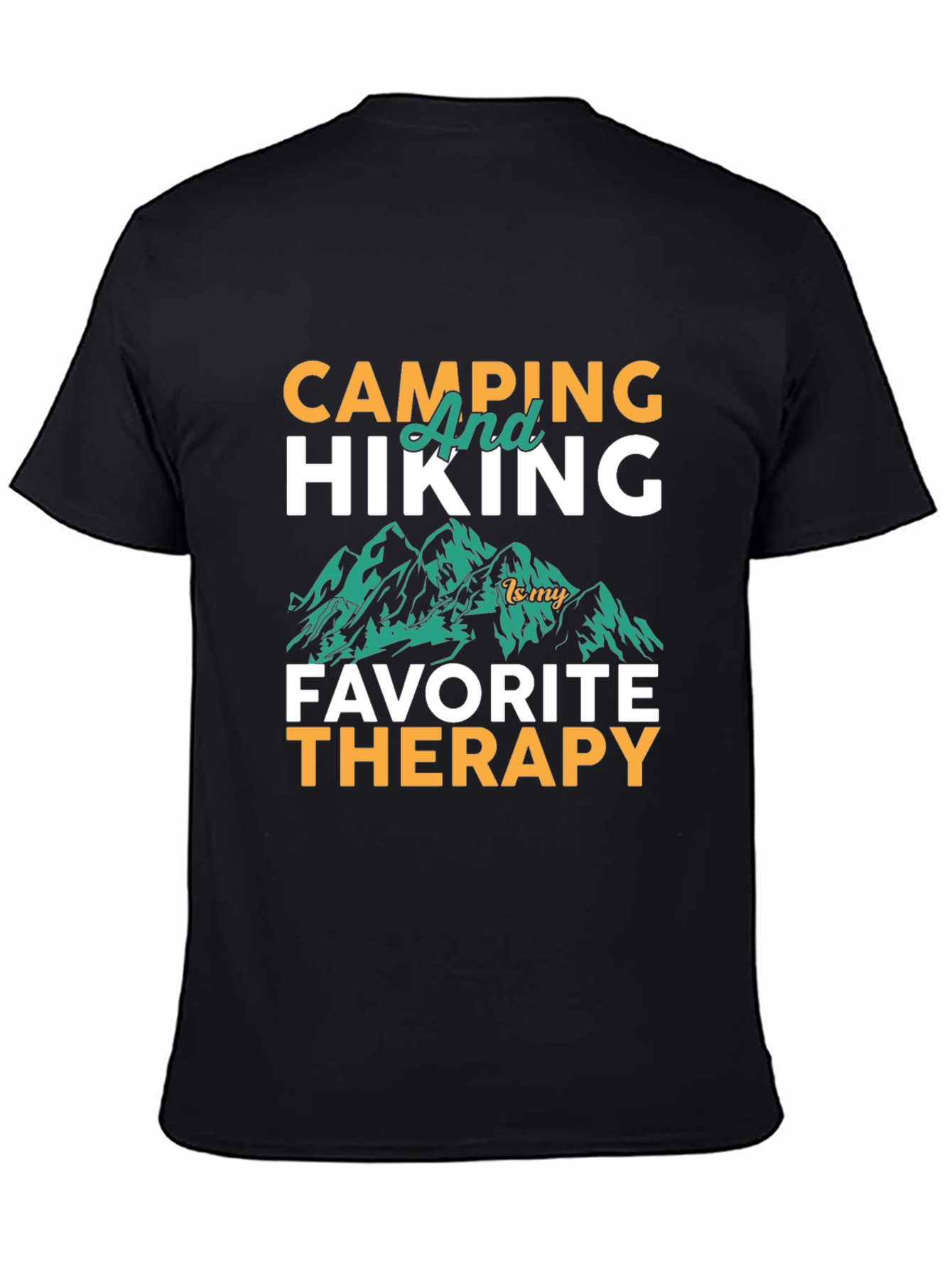 Camping & Hiking Therapy Graphic Tee