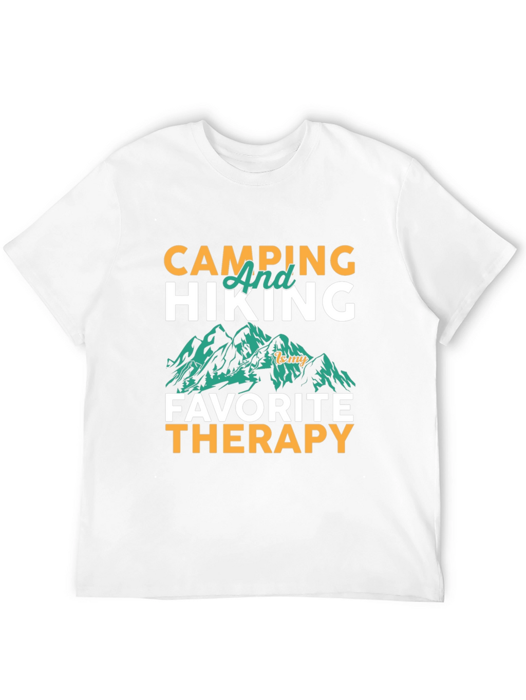 Camping & Hiking Therapy Graphic Tee