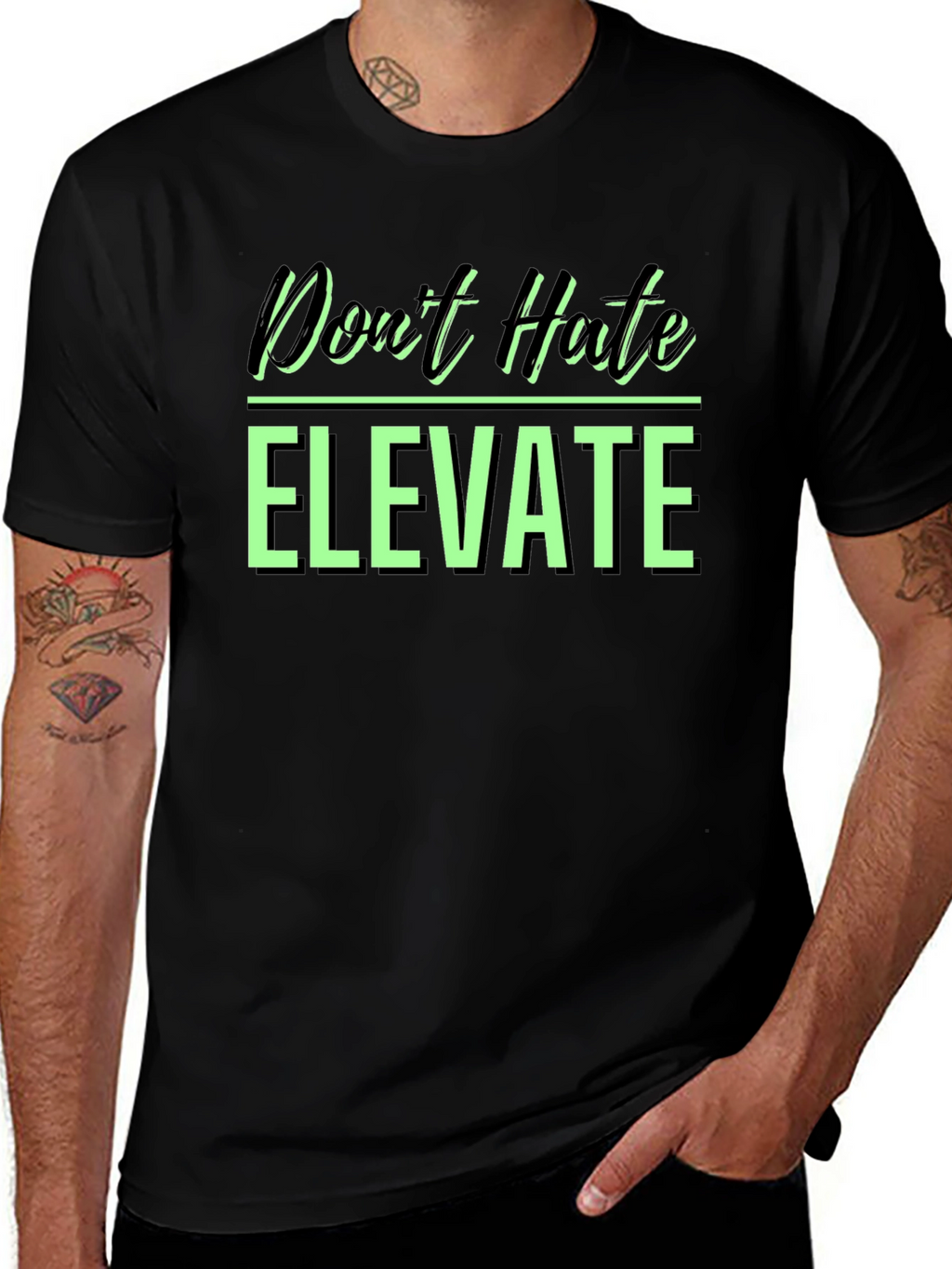Elevate Graphic Tee - Black
