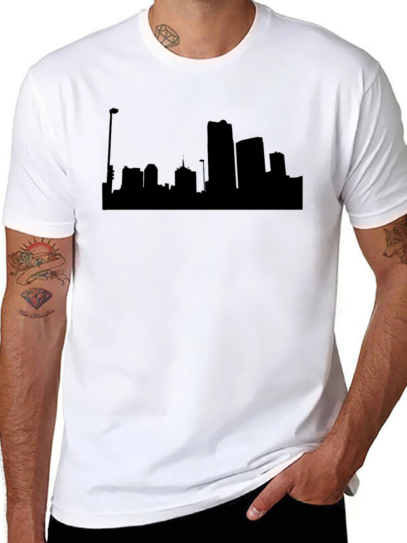 Urban Silhouette Black T-Shirt