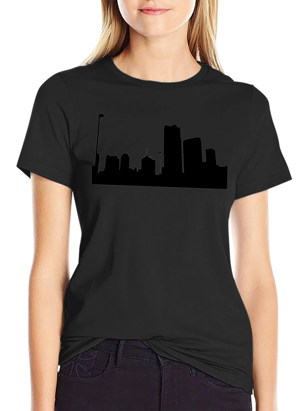 Urban Silhouette Black T-Shirt