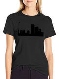 Urban Silhouette Black T-Shirt