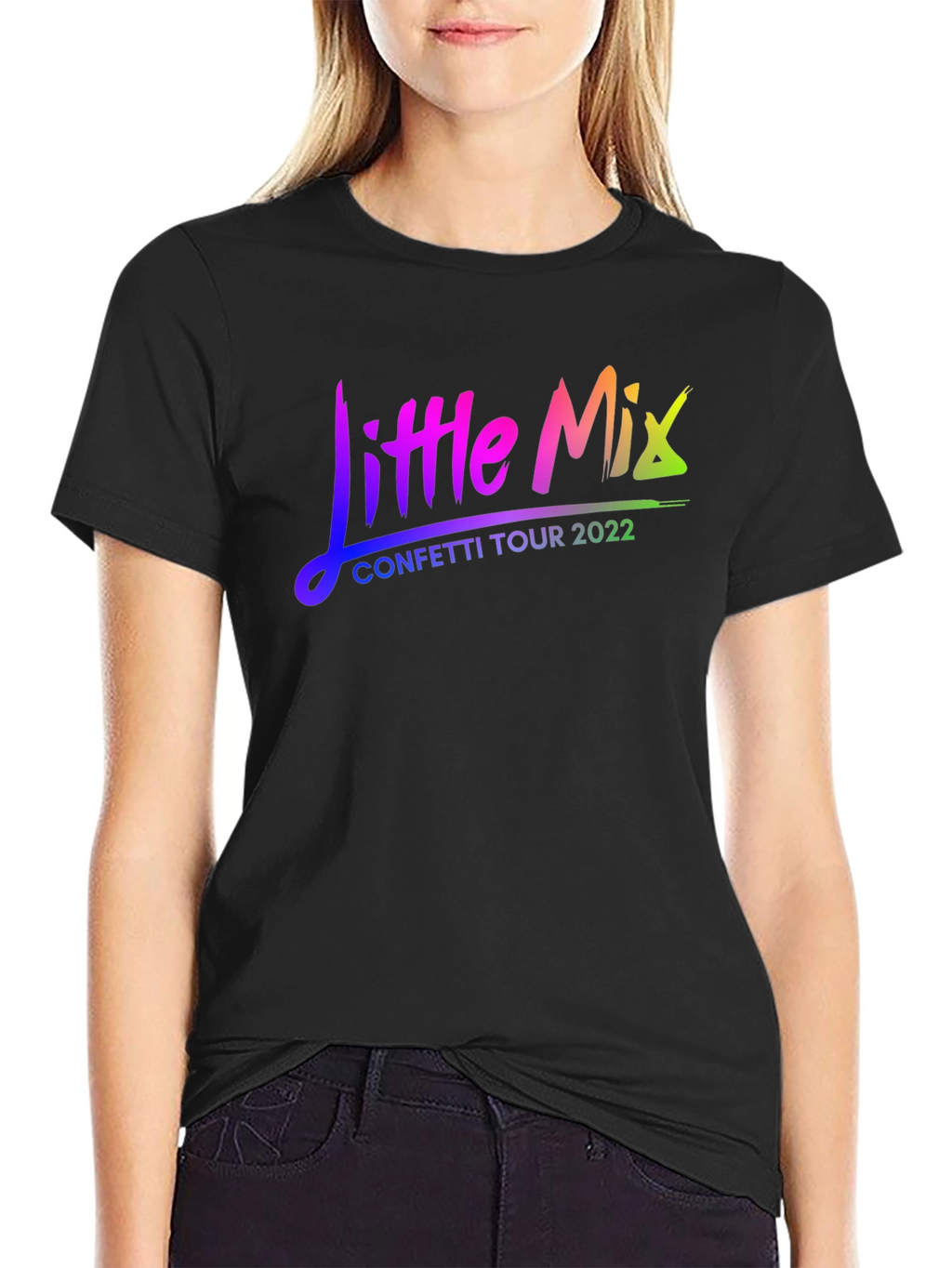Little Mix Confetti Tour 2022 Black T-Shirt