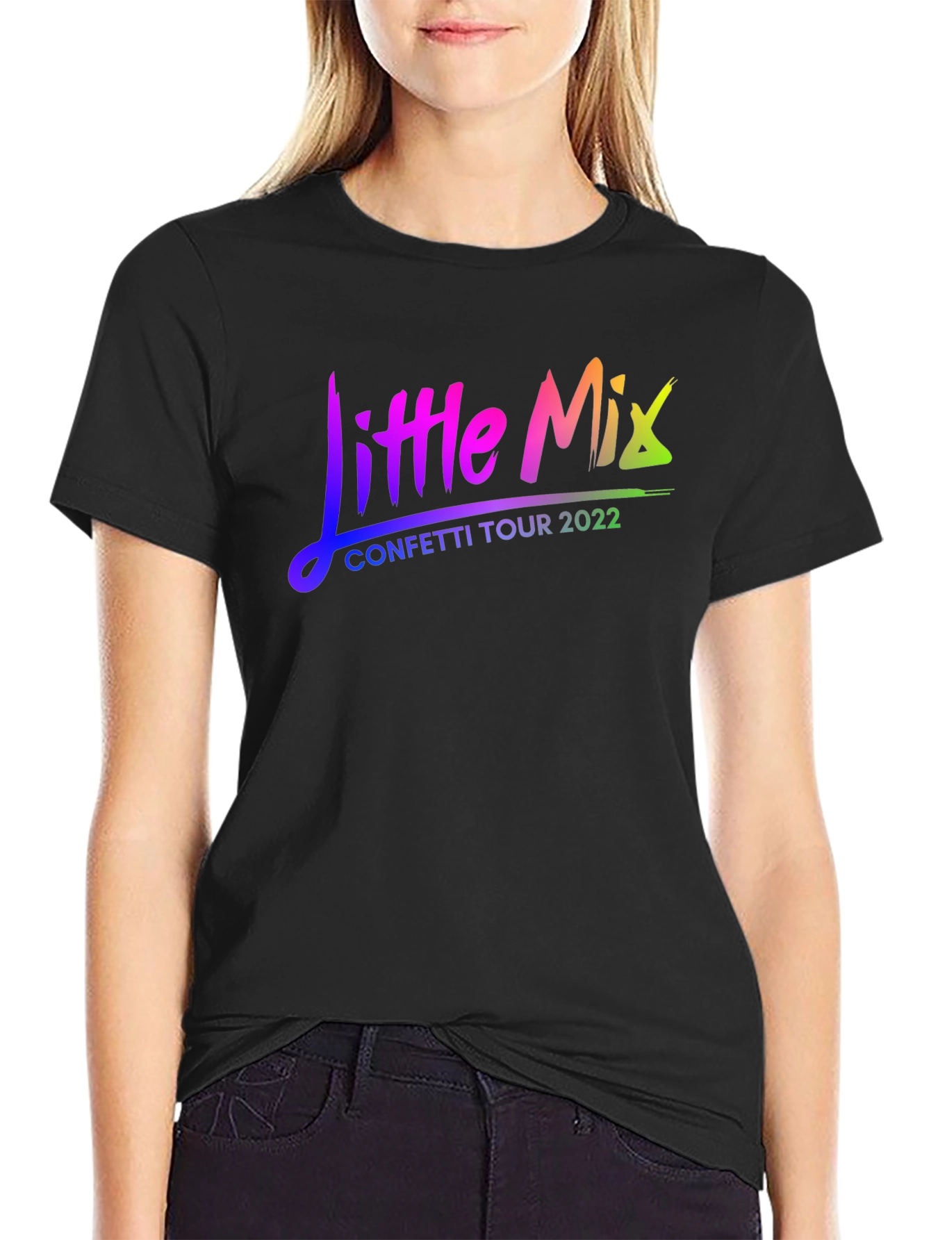 Little Mix Confetti Tour 2022 Black T-Shirt