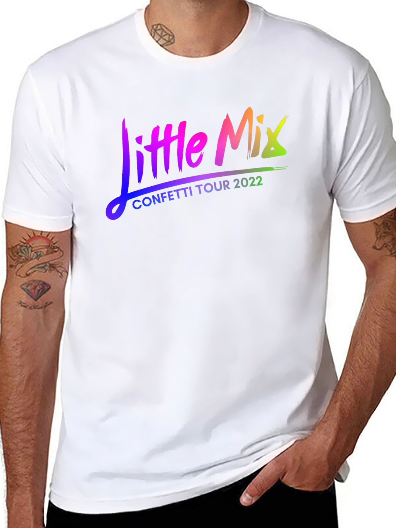 Little Mix Confetti Tour 2022 Black T-Shirt