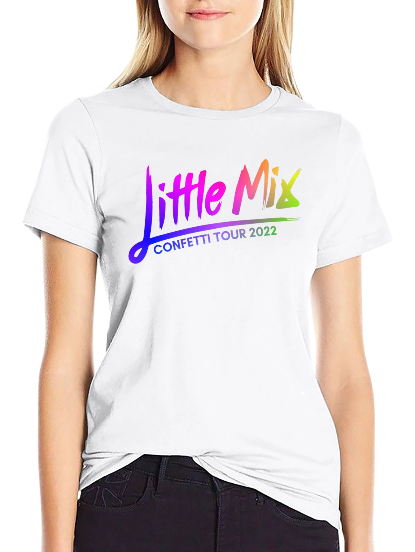 Little Mix Confetti Tour 2022 Black T-Shirt