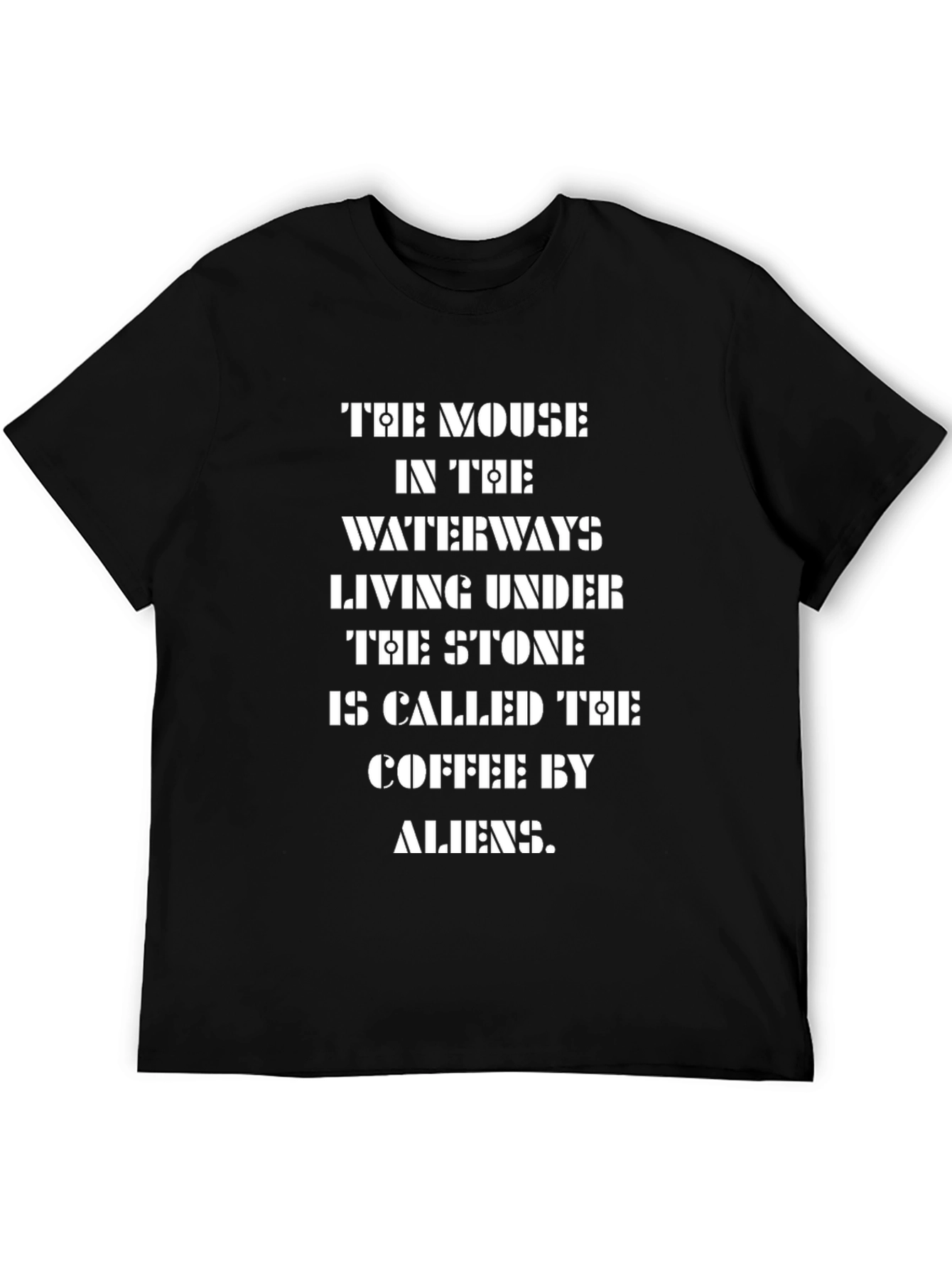 Mouse Waterways Coffee Alien T-Shirt