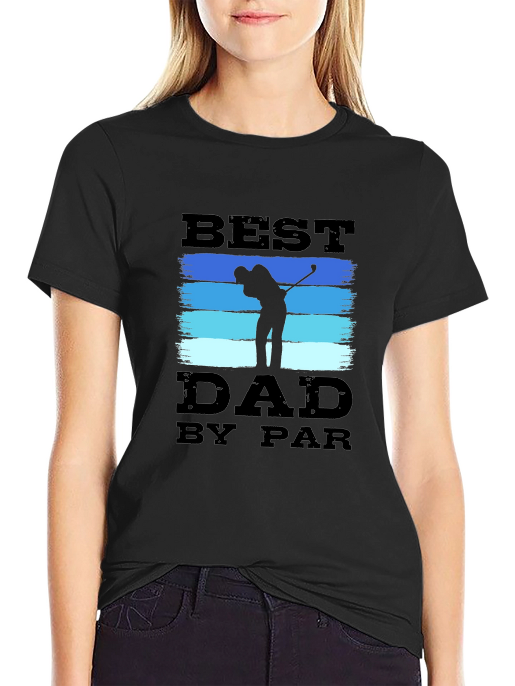 Best Dad by Par T-Shirt Golf Lover Tee