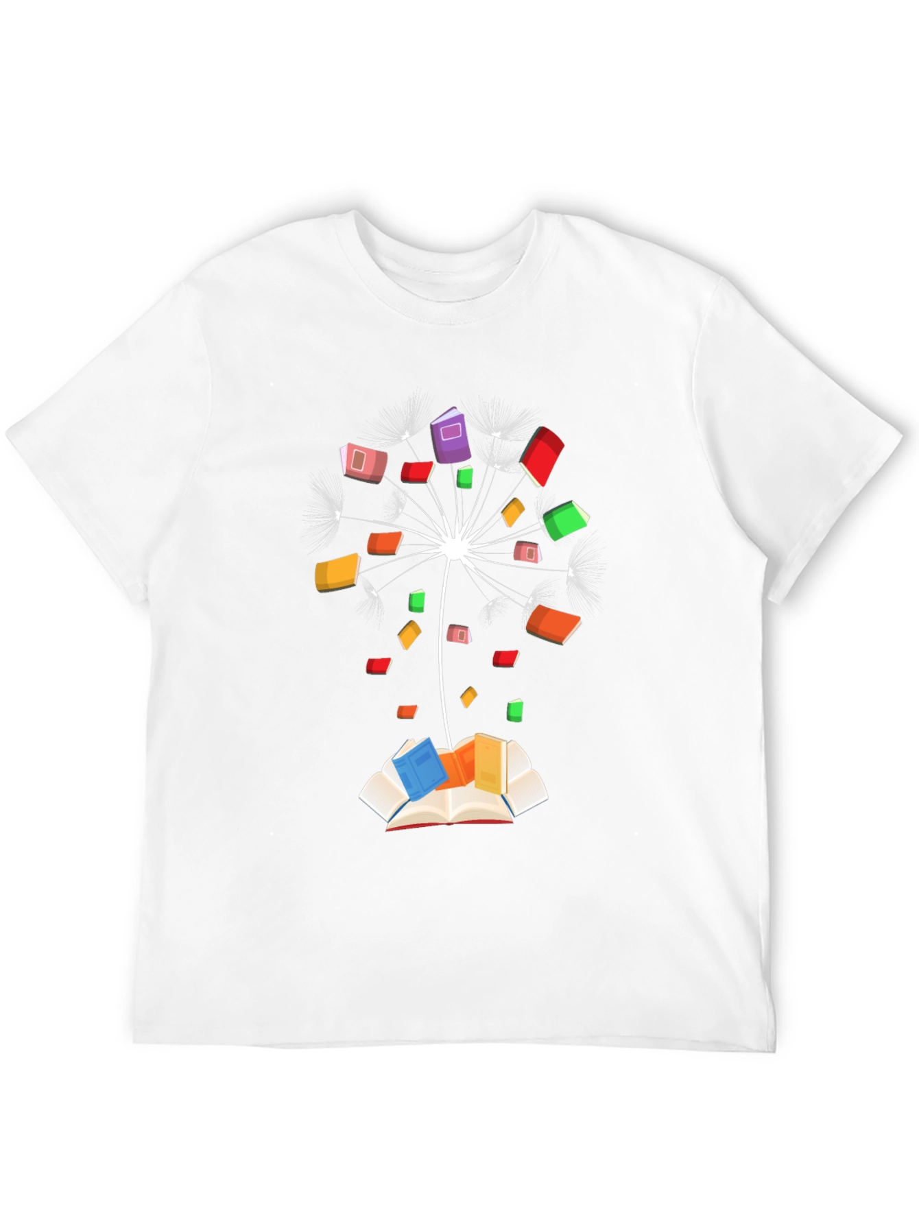 Dandelion Book Black T-Shirt