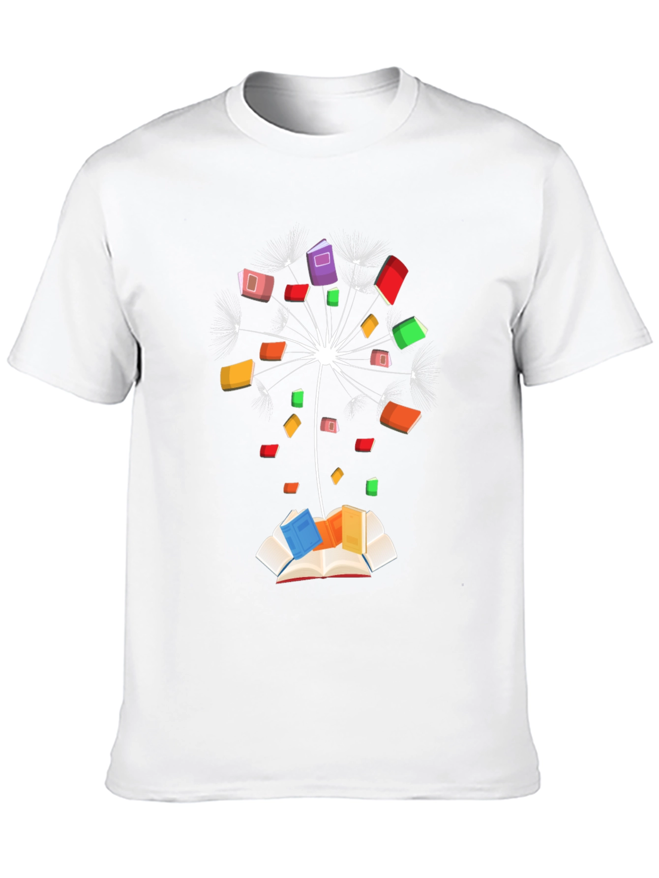 Dandelion Book Black T-Shirt