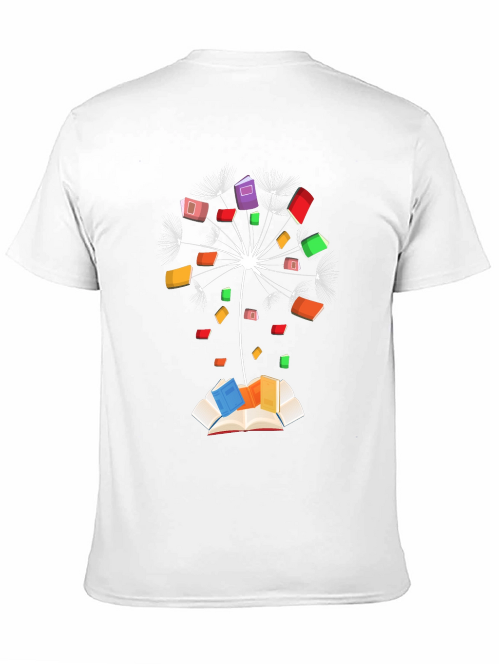 Dandelion Book Black T-Shirt