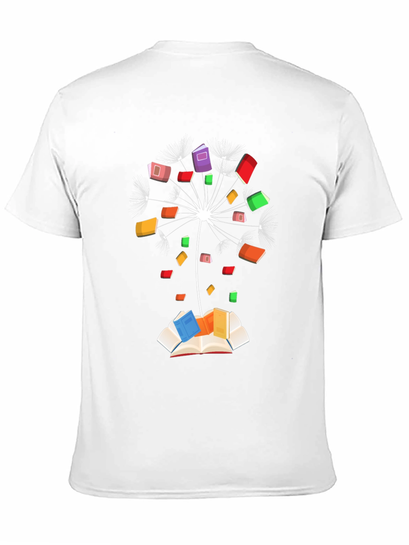 Dandelion Book Black T-Shirt