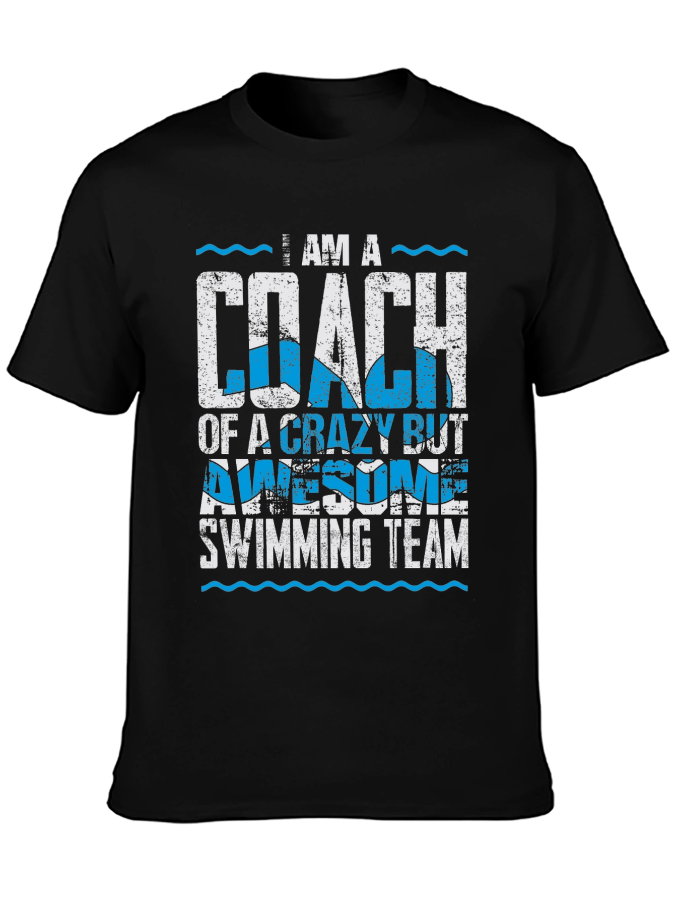 Coach Swimming Team Graphic T-Shirt