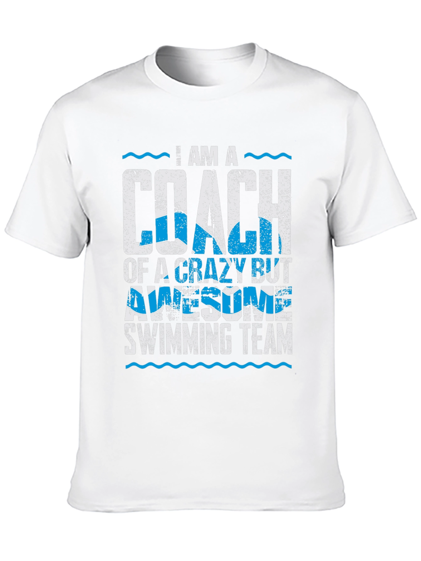 Coach Swimming Team Graphic T-Shirt