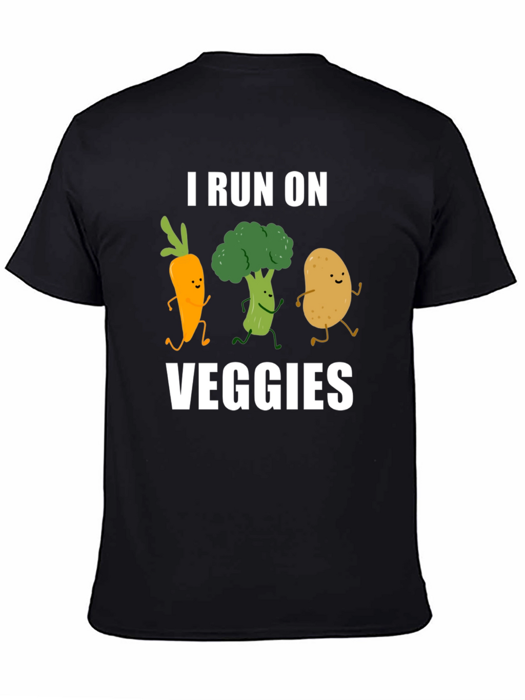 I Run On Veggies Graphic T-Shirt