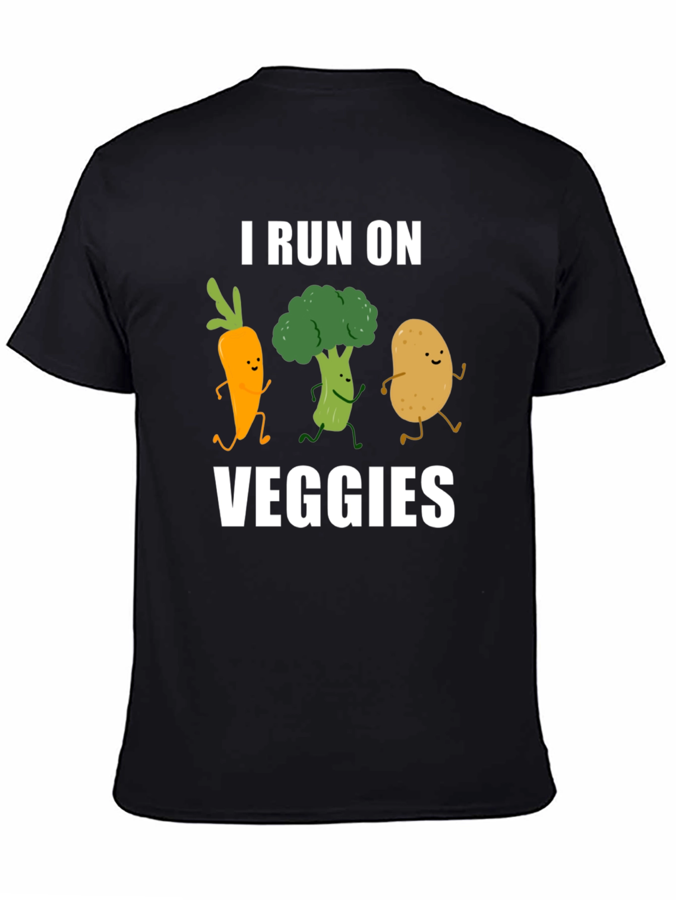 I Run On Veggies Graphic T-Shirt