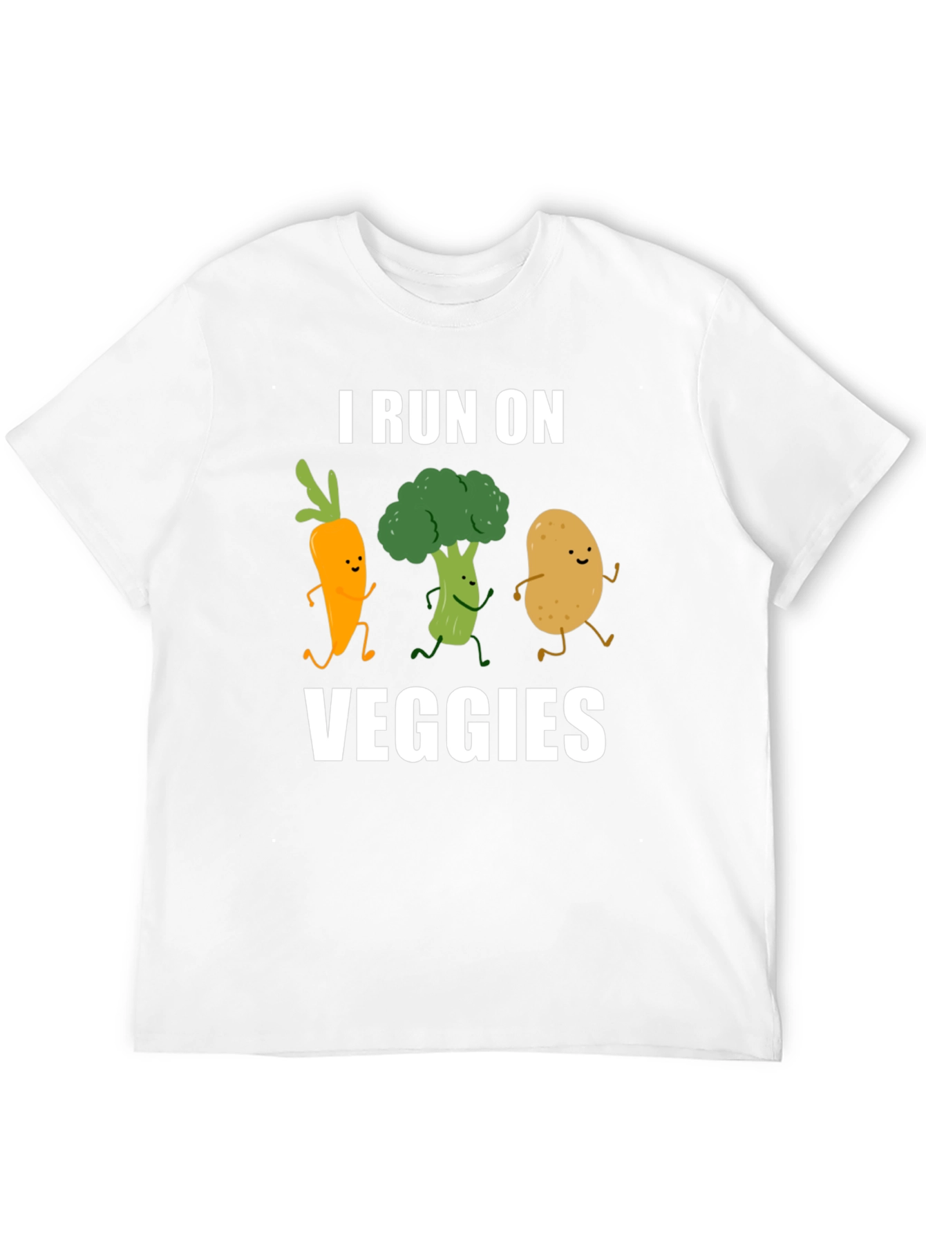 I Run On Veggies Graphic T-Shirt