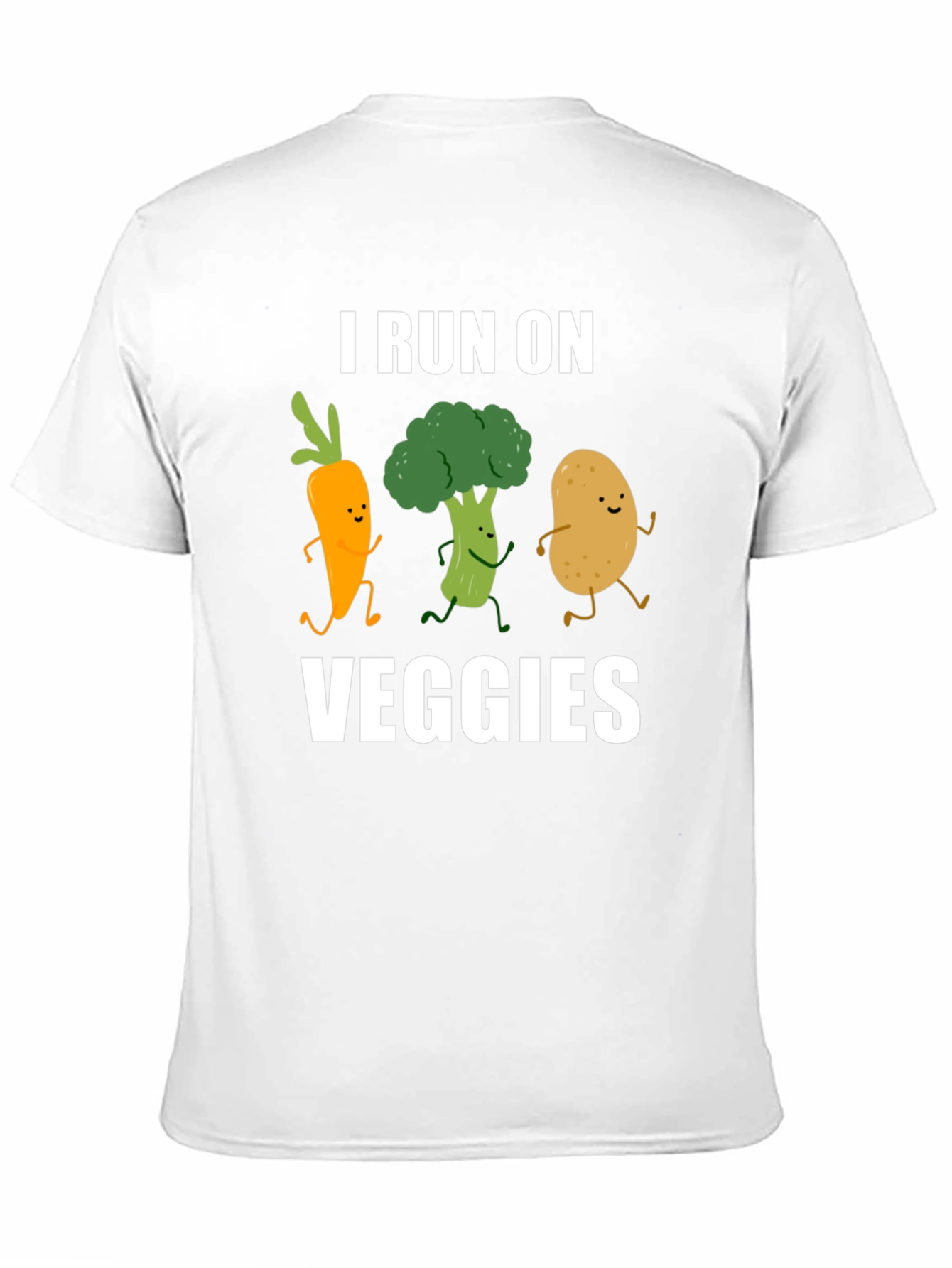 I Run On Veggies Graphic T-Shirt